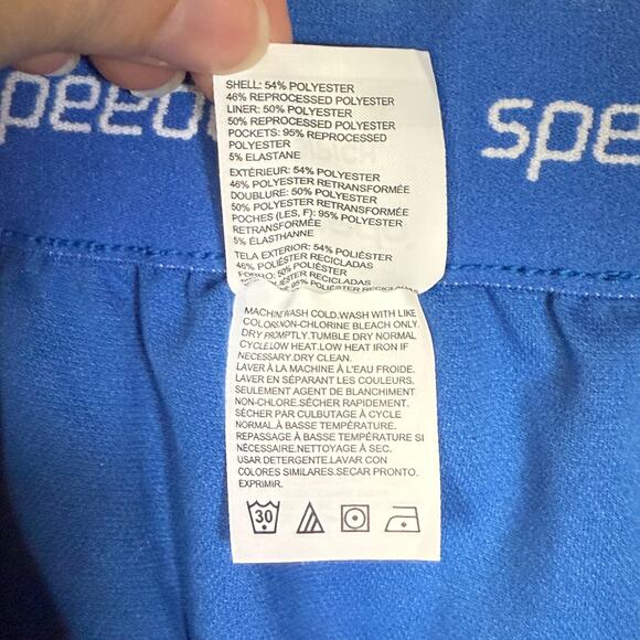 Speedo Men's Print Bondi Basin 20" Boardshorts, Peacoat Blue Small - Picture 6 of 6